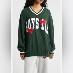 Boys Lie Wrap Me in a Bow Hayley V-Neck NWT